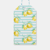 Zomer Citrus Bedankje Gift Tags Cadeaulabel (Achterkant)
