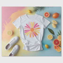 Zomer Citrus Bloem Cadeaupapier