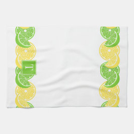 Zomer Citrus Citroen Limoen Snee Rand Preppy Theedoek