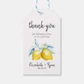Zomer Citrus dank u cadeau Labels Cadeaulabel (Voorkant)