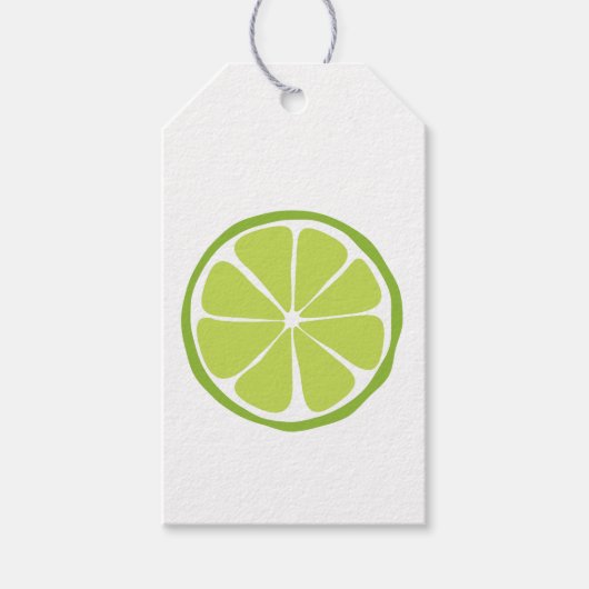 Zomer Citrus Limoen Cadeau Labels Cadeaulabel (Voorkant)