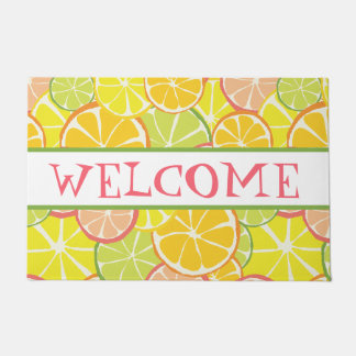 Zomer Citrus Schijf Deurmat