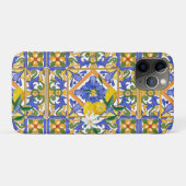Zomer, citrus, Siciliaans, Mediterrane stijl, citr Case-Mate iPhone Case (Achterkant (horizontaal))