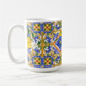 Zomer, citrus, Siciliaans, Mediterrane stijl, citr Koffiemok (Links)