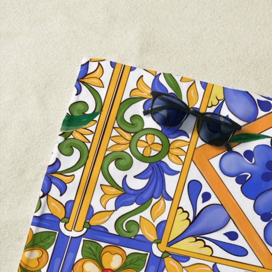 Zomer, citrus, Siciliaans, Mediterrane stijl, citr Strandlaken (In situ)