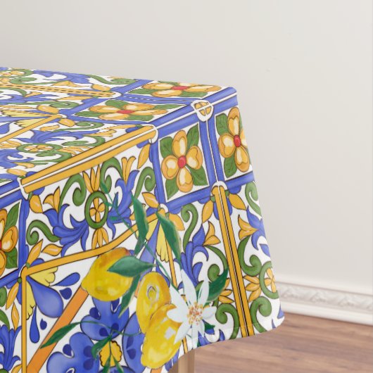 Zomer, citrus, Siciliaans, Mediterrane stijl, citr Tafelkleed (Voorbeeld)