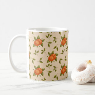 Zomer Citrus Sinaasappel Botanisch Koffiemok