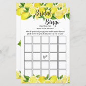 Zomer Citrus Vrijgezellenfeest Bingo Party Game (Voorkant / Achterkant)