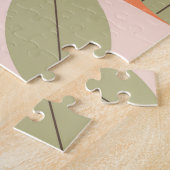 Zomer Citrus Watermeloen: Abstracte Geometrische P Legpuzzel (Zijkant)