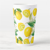 Zomer, citrusvruchten, griesachtige mediterrane st latte mok (Voorkant)