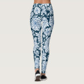 Zomer Classic Eenvoudige Bloemen LuLaRoe Wit Leggings (Achterkant)