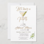 Zomer Cocktail Vrouwen 50ste Verjaardag Party Kaart (Voorkant)