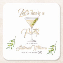 Zomer Cocktail Vrouwen 50ste Verjaardagsfeest 