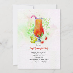 Zomer Cocktails Kaart