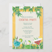 Zomer Cocktails uitnodiging (Voorkant)