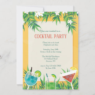 Zomer Cocktails uitnodiging