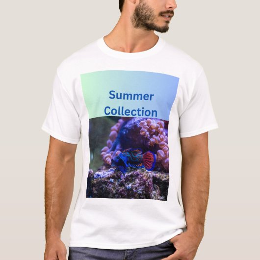 Zomer Collectie - Golden Catch Decorative Art T-shirt (Voorkant)
