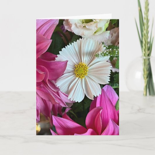 Zomer Cosmos Lege Notitiekaart (Voorkant)