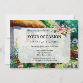 Zomer cottage in de achtertuin kaart (Voorkant)