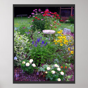 Zomer Cottage Tuin Fotografie Print