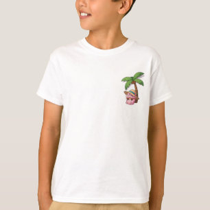 Zomer Cupcake Palmboom Vakantie Kinderen T-shirt