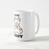 Zomer Cute Beer Teddy Koffiemok (Voorkant rechts)