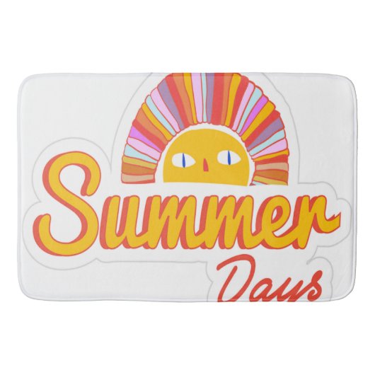 Zomer dag badmat (Voorkant)