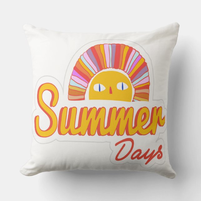 Zomer dag  kussen (Voorkant)