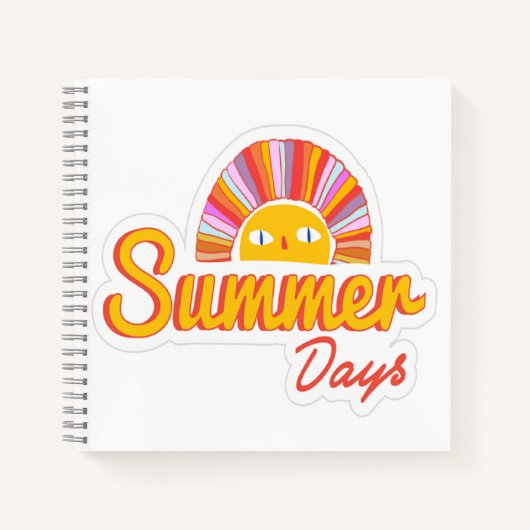 Zomer dag notitieboek (Voorkant)