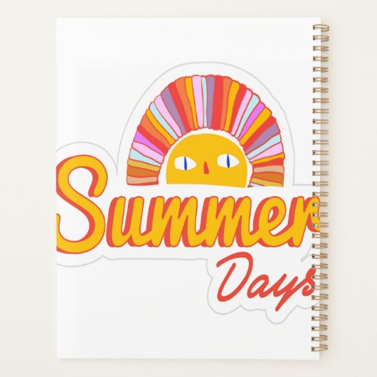 Zomer dag planner (Achterkant)