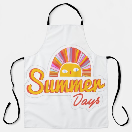 Zomer dag  schort (Voorkant)