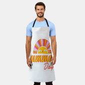 Zomer dag  schort (Gedragen)