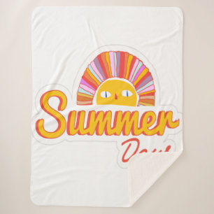 Zomer dag  sherpa deken