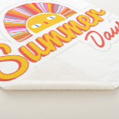 Zomer dag  sherpa deken (3/4)