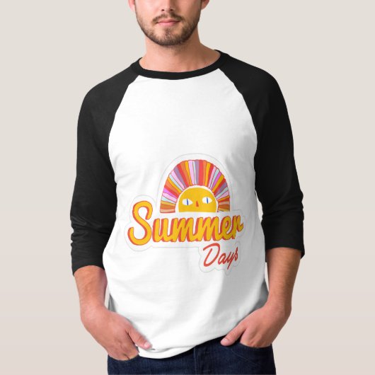 Zomer dag  t-shirt (Voorkant)