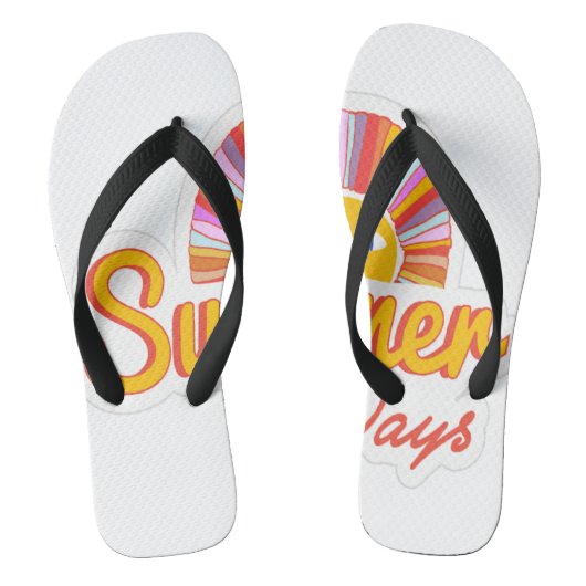 Zomer dag teenslippers (Voetbed)