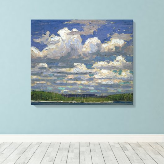 Zomer Dag | Tom Thomson | Canvas Afdruk (Insitu (Houten vloer))