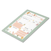 Zomer dagelijkse planner notitieblok  (Schuin)
