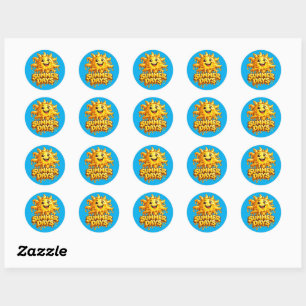 Zomer Dagen Sticker