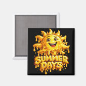 Zomer Dagen Sticker Magneet (Voorkant / Achterkant)
