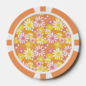 Zomer Daisies Poker Chips (Voorkant)
