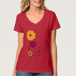 Zomer Daisy Bloemen Vrouwen T-shirt