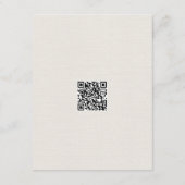 Zomer Daisy Blue Floral Details Behuizing Kaart (Achterkant)