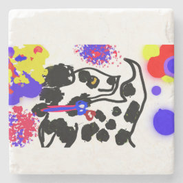 Zomer Dalmatie 4t juli Stenen Onderzetter