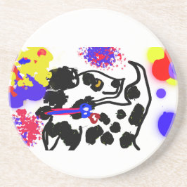 Zomer Dalmatie 4t juli Zandsteen Onderzetter