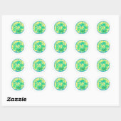 Zomer Daze 2 Ronde Sticker (Vel)