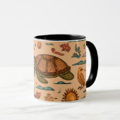 Zomer Dieren Combo Mok Cadeau (Voorkant rechts)
