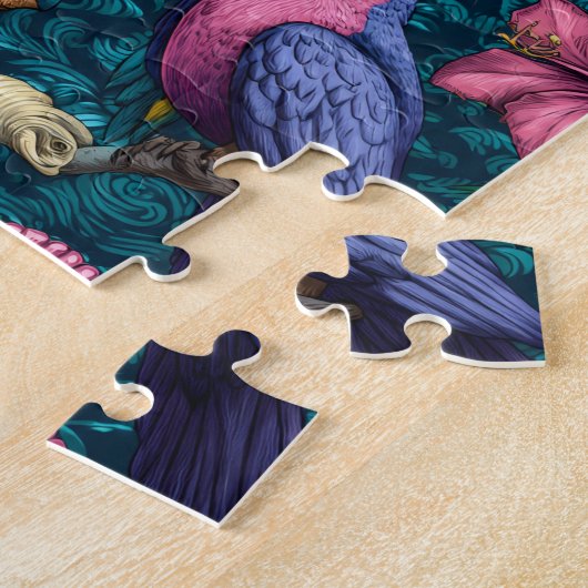Zomer Dieren Strand Puzzel Geschenk (Zijkant)