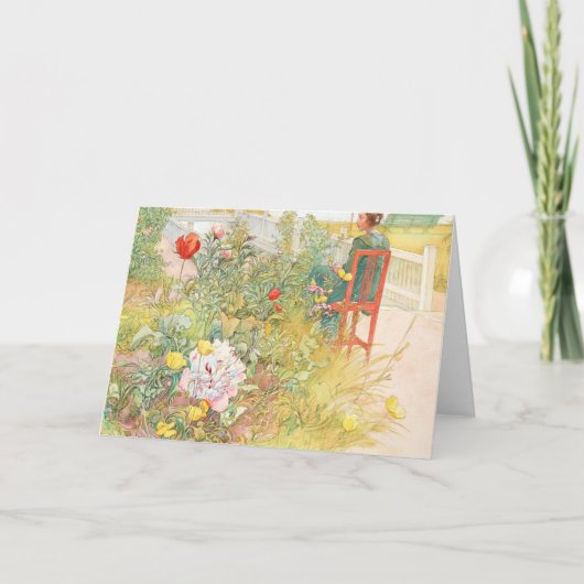 Zomer door Carl Larsson Kaart (Voorkant)