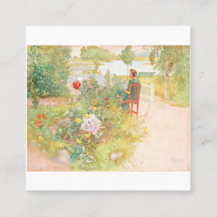 Zomer door Carl Larsson Vierkante Visitekaartje